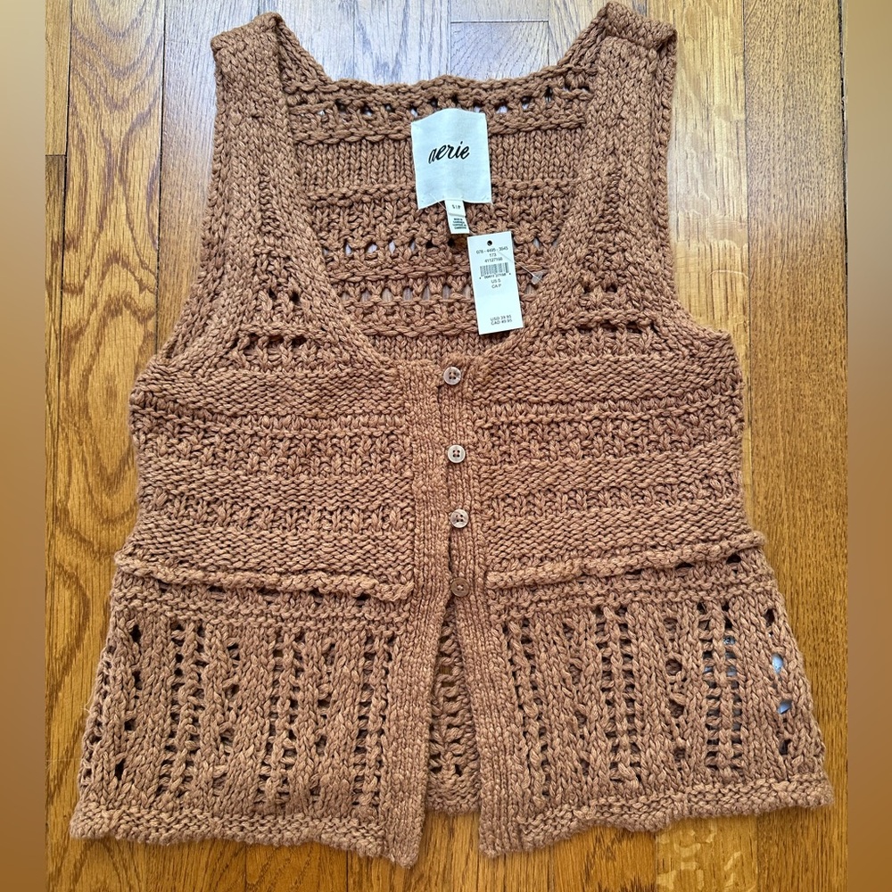 Aerie Crochet Vest